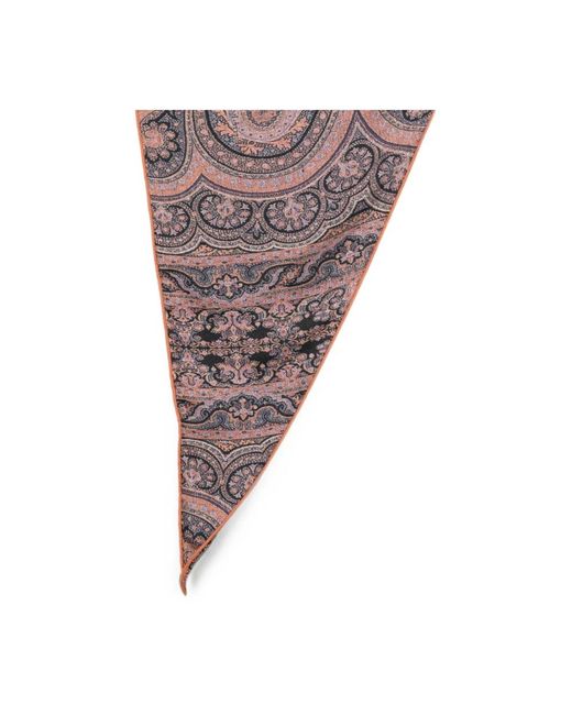 Pierre Louis Mascia Gray Silk Scarves