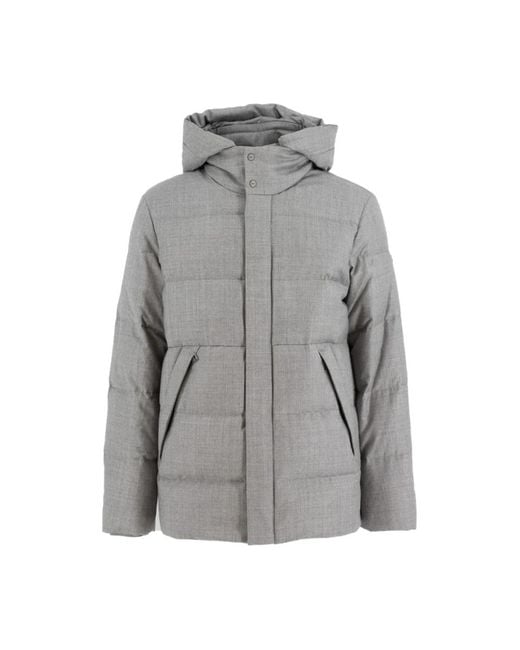 DUNO Gray Winter Jackets for men