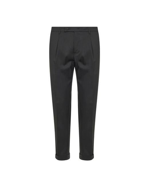 D4.0 Gray Slim-Fit Trousers for men
