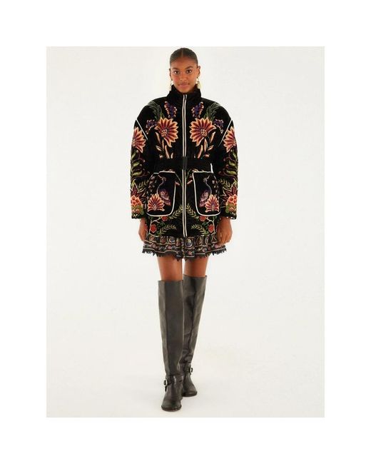 Winter Jackets Farm Rio en coloris Black