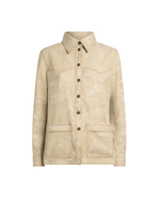Etro Natural Denim Jackets