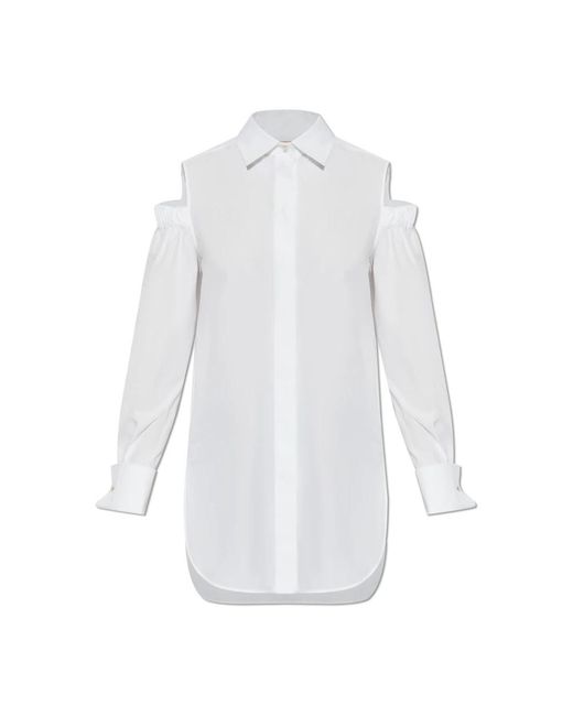 Max Mara Overhemden ,Wit ,Katoen Ragni Shirt in het White