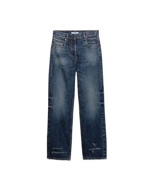 Prada Blue Straight Fit Jeans