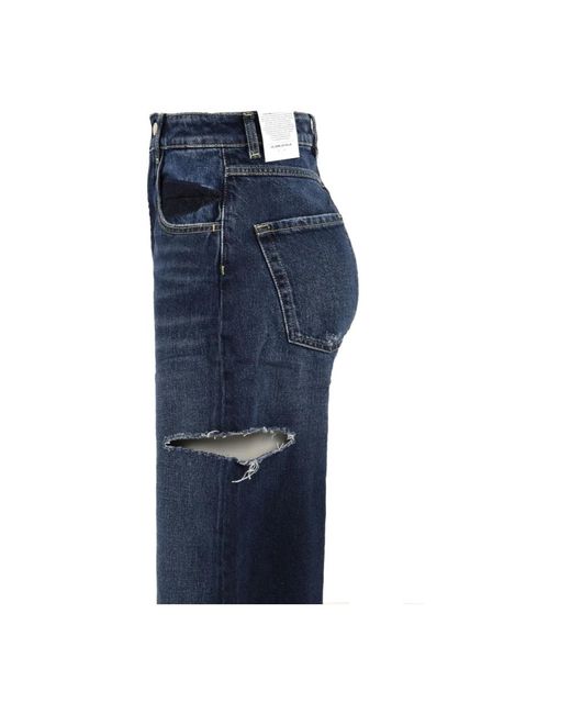 ICON DENIM Blue Wide Jeans