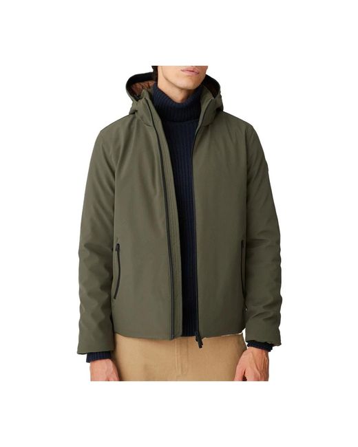 Ciesse Piumini Militair Groene Hoodie Jas Herring Model in het Green voor heren