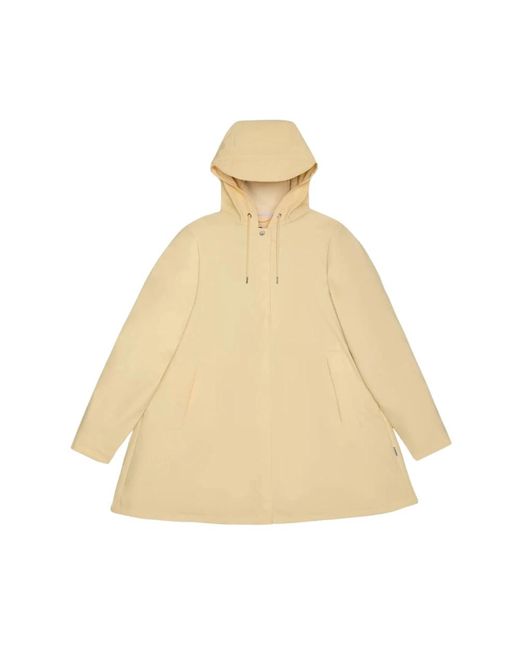 Rains Rain Jackets in het Natural