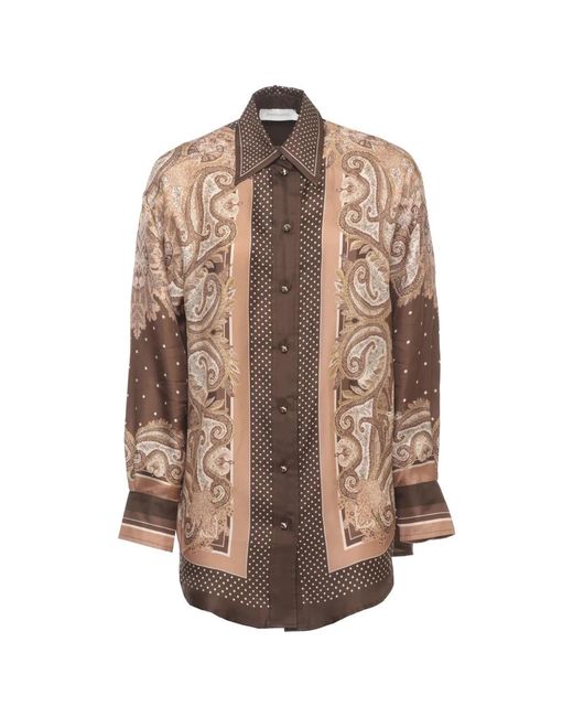 Zimmermann Brown Shirts