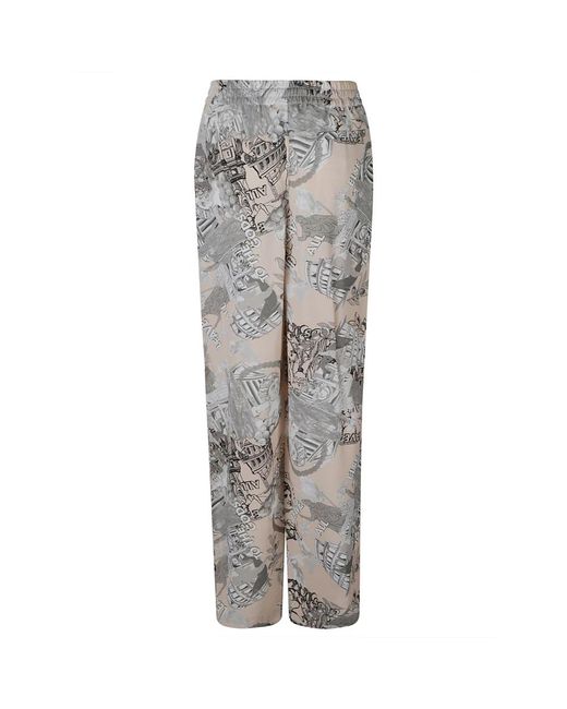 Iceberg Gray Cropped Trousers