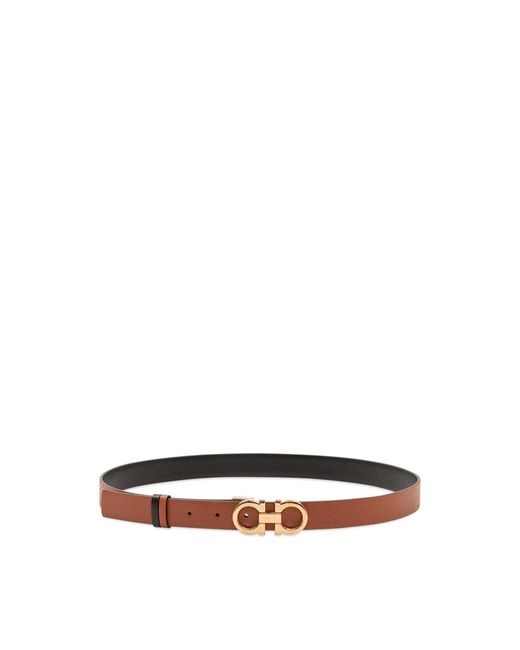 Ferragamo Score Belt H.25 in het Brown