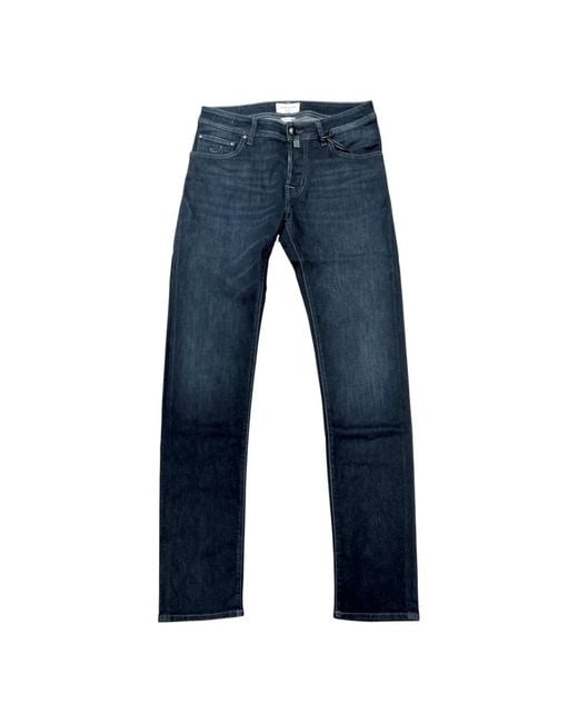 Jacob Cohen Blue Straight Fit Jeans for men