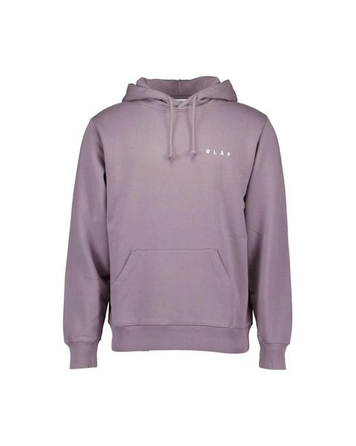 Olaf Hussein Purple Hoodies for men