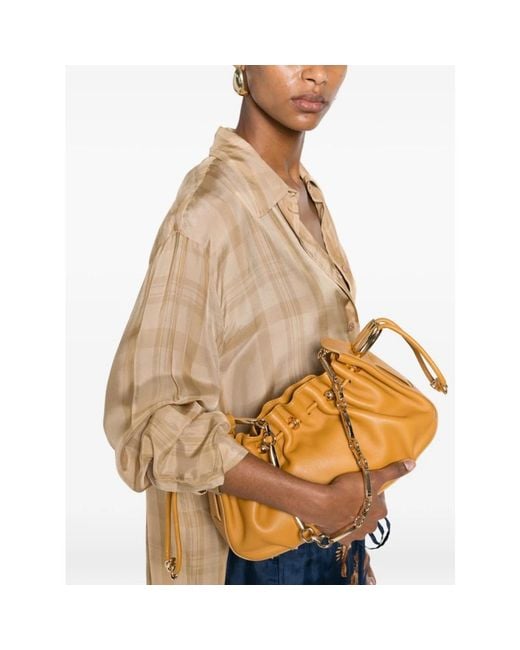 Zimmermann Metallic Halcyon Drawstring Schultertasche