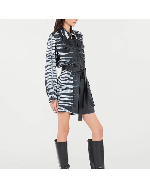 Roberto Cavalli Black Short Dresses