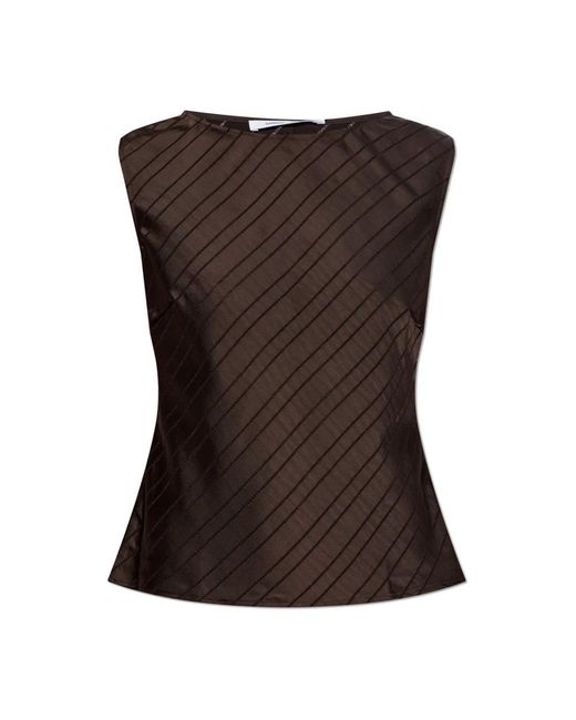 Samsøe & Samsøe Brown Sleeveless Tops