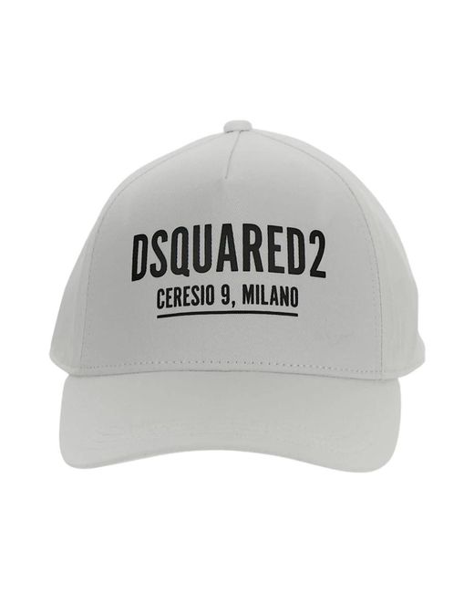 DSquared² Gray Logo Baseball Cap