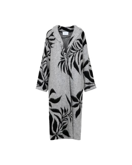 Single-Breasted Coats Kaos de color Black