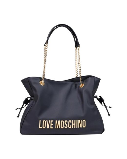 Love Moschino Blue Shoulder Bags