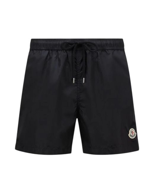 Moncler Black Beachwear for men