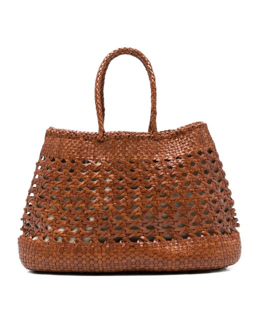 Tote Bags Dragon Diffusion de color Brown