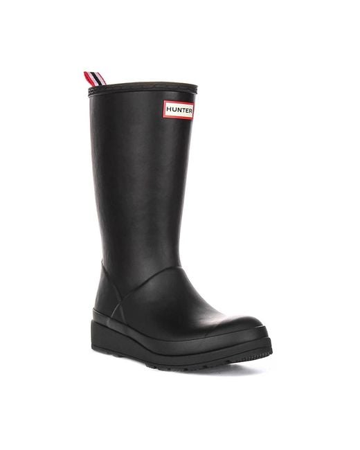 Rain Boots Hunter de color Black