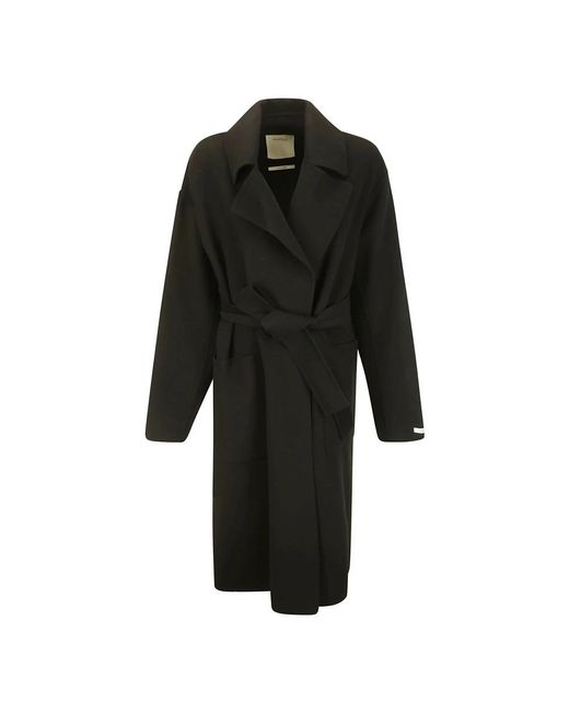 Sportmax Black Belted Coats
