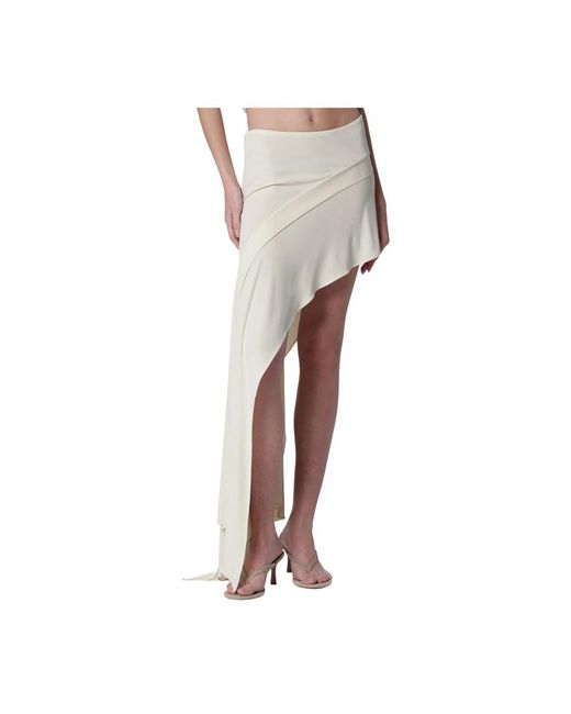 Francesco Murano White Short Skirts