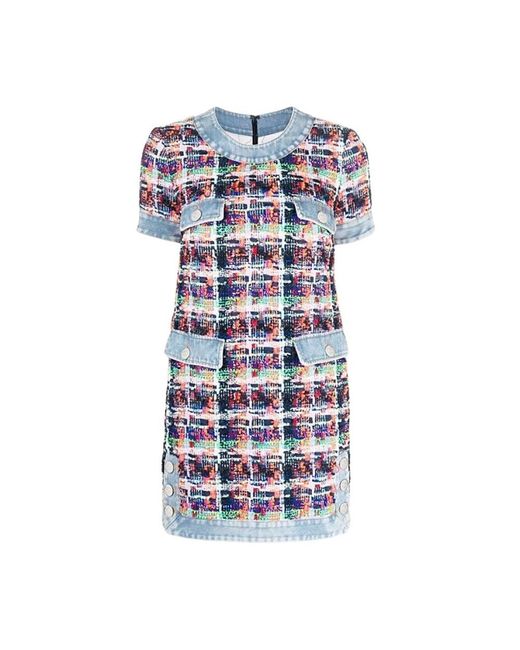 DSquared² Blue Short Dresses