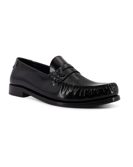 Saint Laurent Black Loafers for men