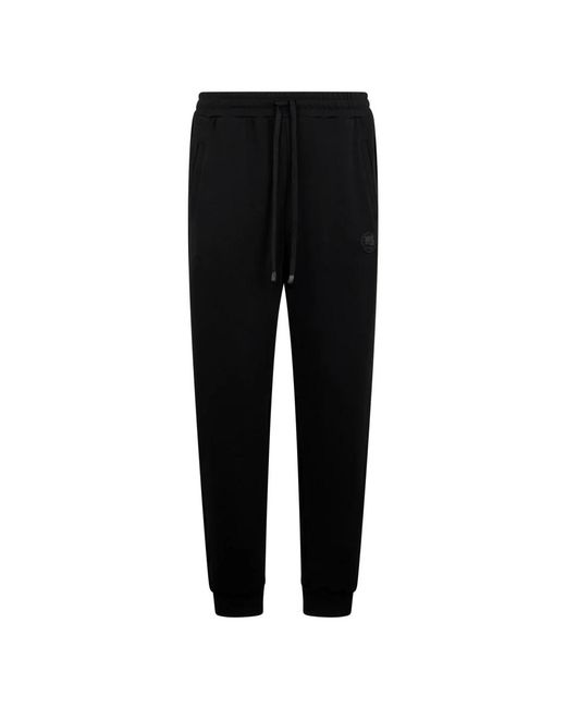 Philipp Plein Fitness ,Zwart ,Katoen Fleece Joggers 3D Tiger in het Black voor heren