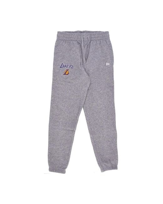 KTZ Gray Nba Essential Jogger Loslak Fleece Tracksuit Pants for men