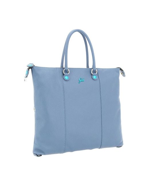 Gabs Blue Wendbare Ledertasche Schieferblau