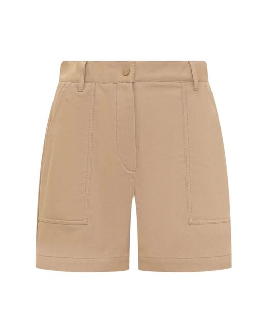 Moncler Natural Casual Shorts