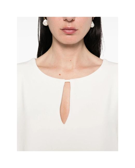 Alberto Biani Overhemden ,Ivoor Shirts Met Korte Mouwen in het White