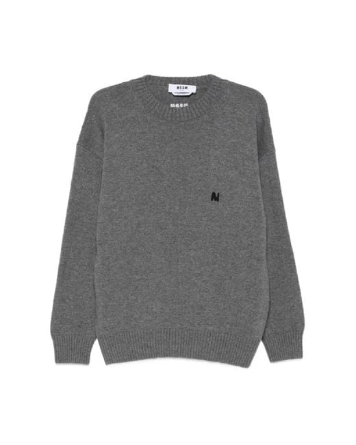 MSGM Maglia Sweater in het Gray voor heren