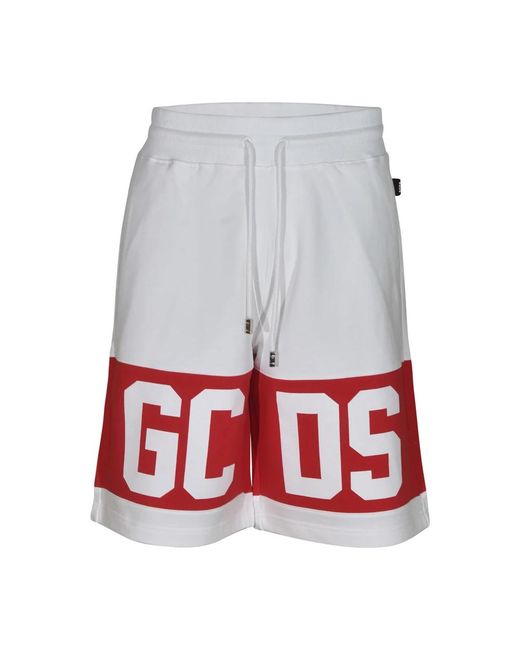 Gcds Red Casual Shorts for men