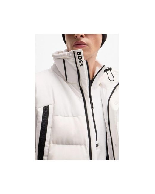 HUGO White Parkas for men