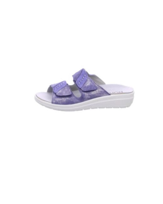 Rohde Purple Blaue Damen Pantoletten Komfort Stil
