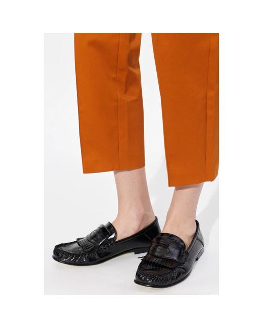 Marni Black Mokassin-Loafer
