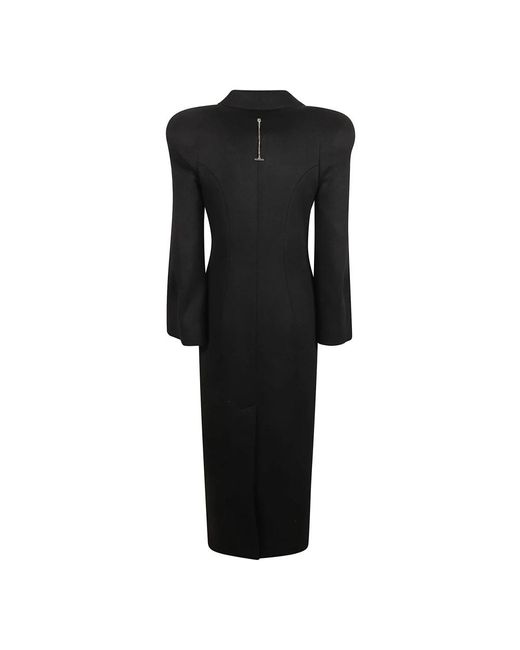 Alexander McQueen Black Single-Breasted Coats