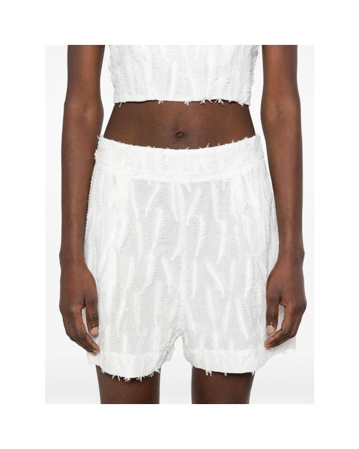 Short Shorts FEDERICA TOSI de color White