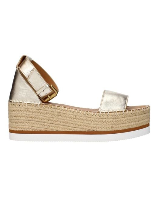 See By Chloé Metallic Wedges