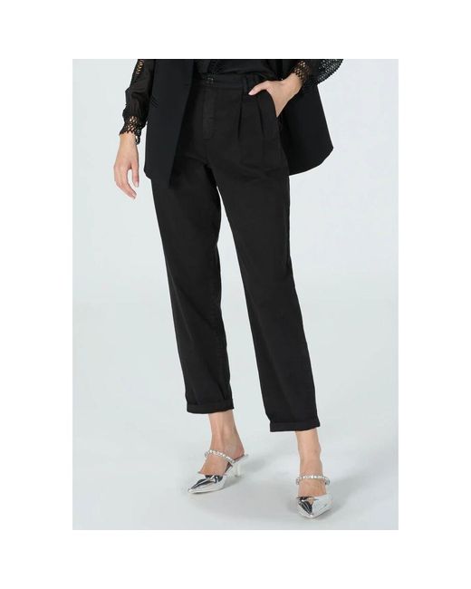 Cropped Trousers MARC AUREL de color Black