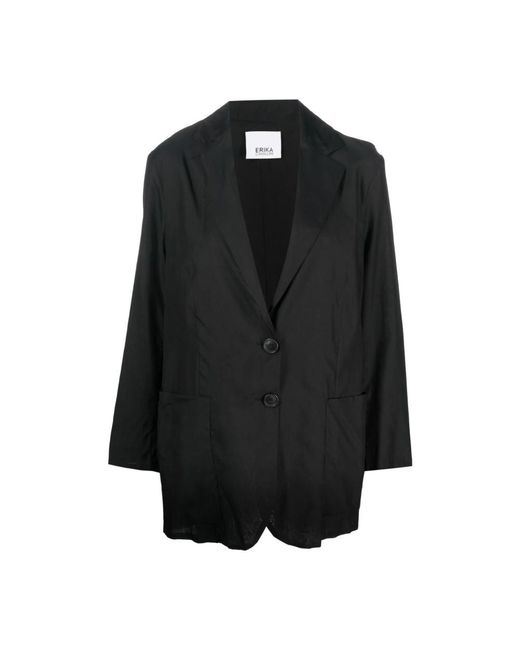 Erika Cavallini Semi Couture Black Blazers