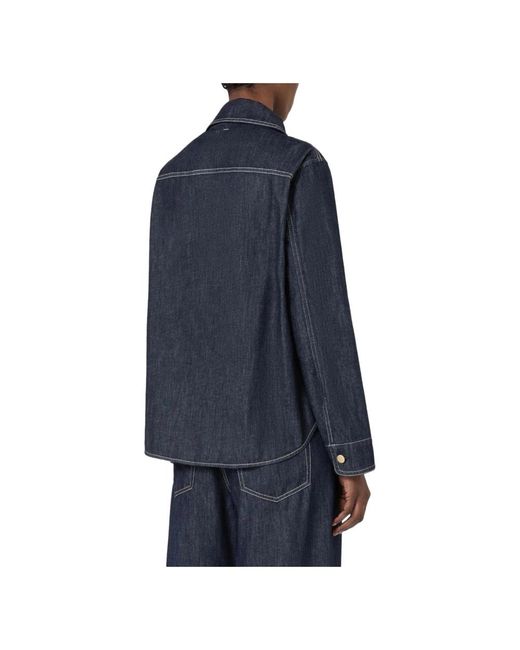Max Mara Blue Denim Shirts