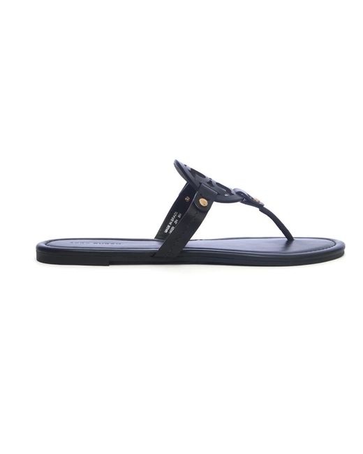 Tory Burch Blue Flip Flops