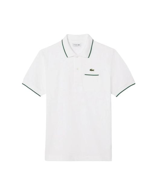 Lacoste White Polo Shirts for men
