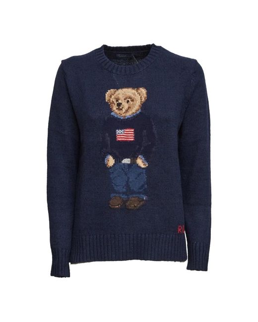 Polo Ralph Lauren Blue Round-Neck Knitwear