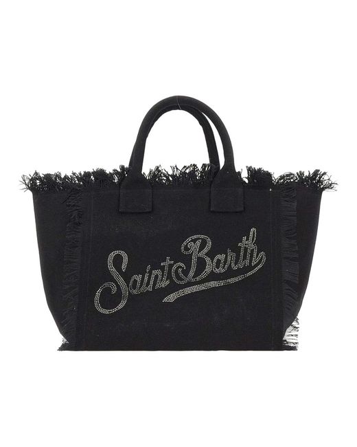 Mc2 Saint Barth Black Shopping Bags