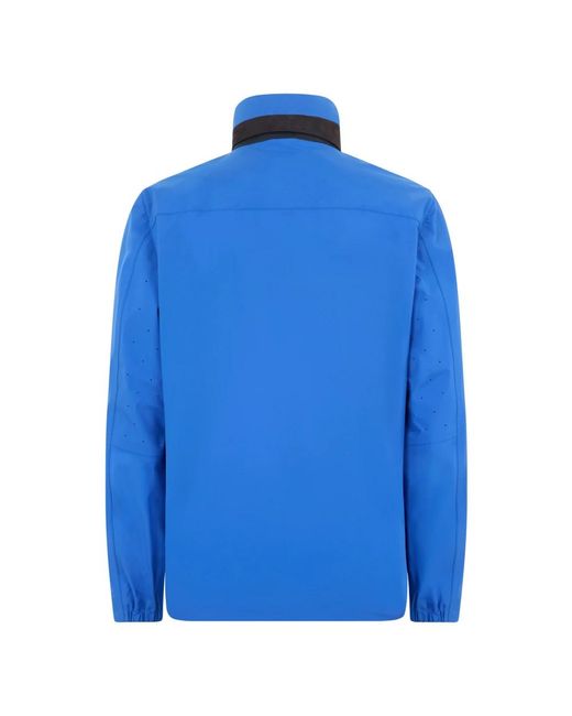 Moorer Fitness ,Blauw ,Polyester Lichtblauwe Jas, Modern En Veelzijdig in het Blue voor heren
