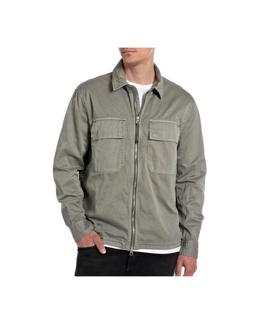 Jackets > light jackets Replay pour homme en coloris Gray